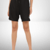 Sleek Black Unisex Shorts