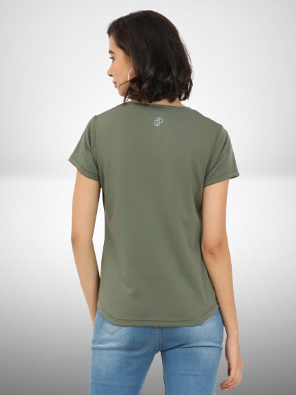 Women's Stylish and Comfortable Green T-Shirts