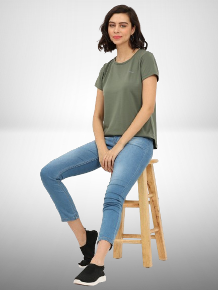 Women's Stylish and Comfortable Green T-Shirts