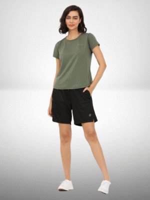 Sleek Black Unisex Shorts