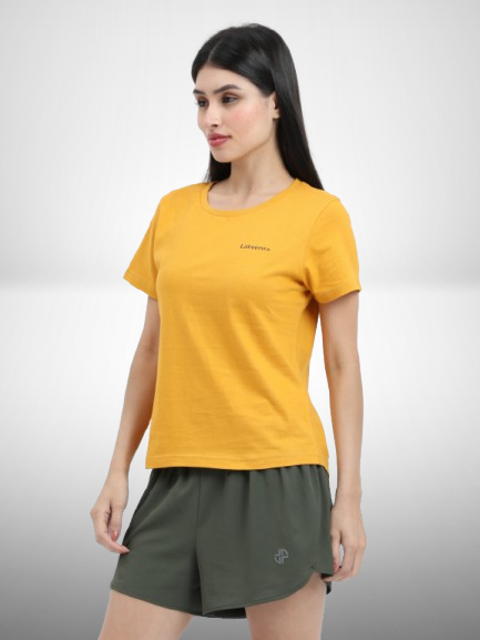 Women's Stylish and Comfortable Mustard T-Shirts