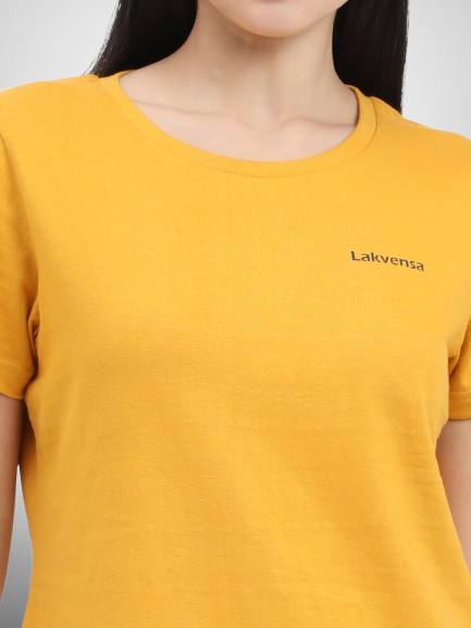 Women's Stylish and Comfortable Mustard T-Shirts