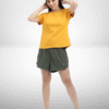 Women's Stylish and Comfortable Mustard T-Shirts