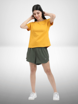 Women's Stylish and Comfortable Mustard T-Shirts