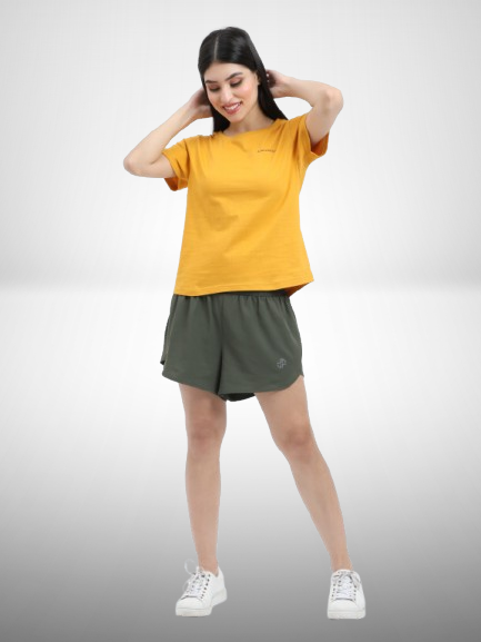 Women's Stylish and Comfortable Mustard T-Shirts