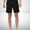 Sleek Black Unisex Shorts